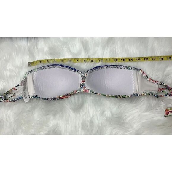Nanette‎ Lepore Greek Tiles Tease Bandeau Women’s Size Small - Picture 10 of 12